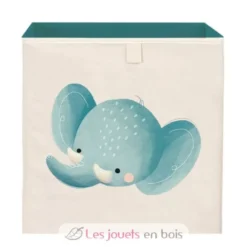 Boîte de rangement carrée Chewy l'éléphant - Sassi Junior