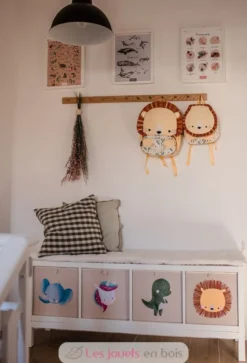 Boîte de rangement carrée Chewy l'éléphant - Sassi Junior