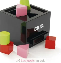 Boîte à formes laquée noire - Brio