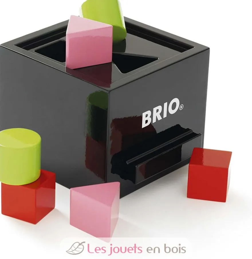 Boîte à formes laquée noire - Brio