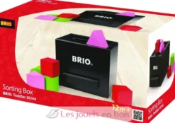 Boîte à formes laquée noire - Brio