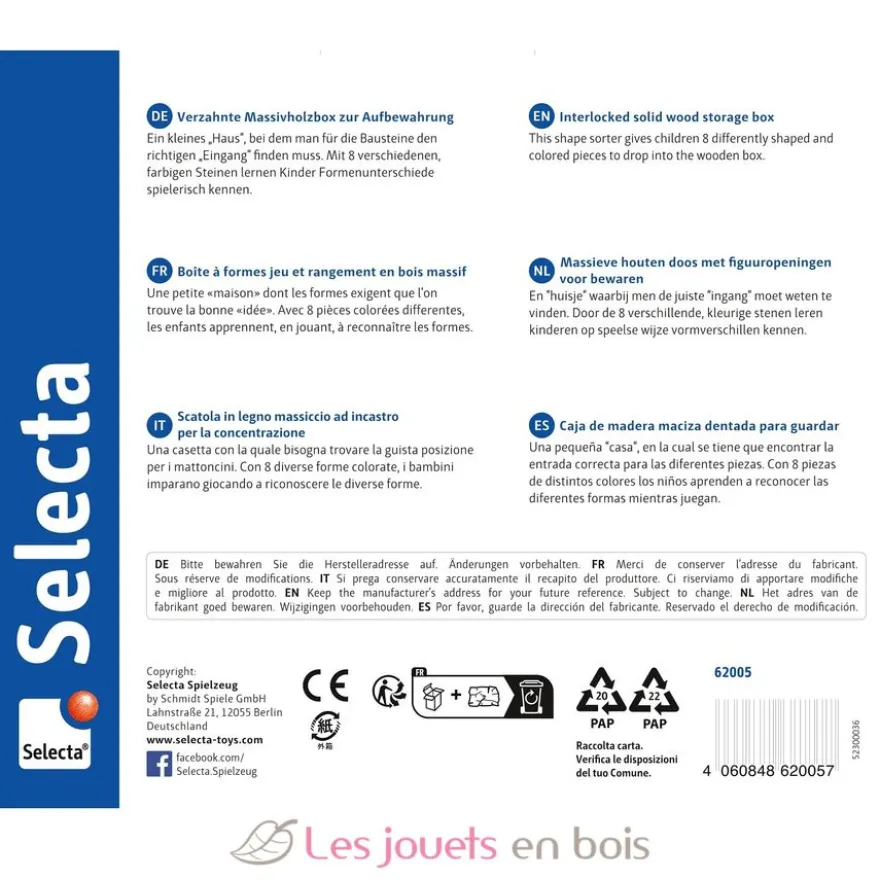 Boîte à formes - Selecta