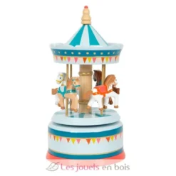 Boîte à musique Carrousel à chevaux Cirque - small foot