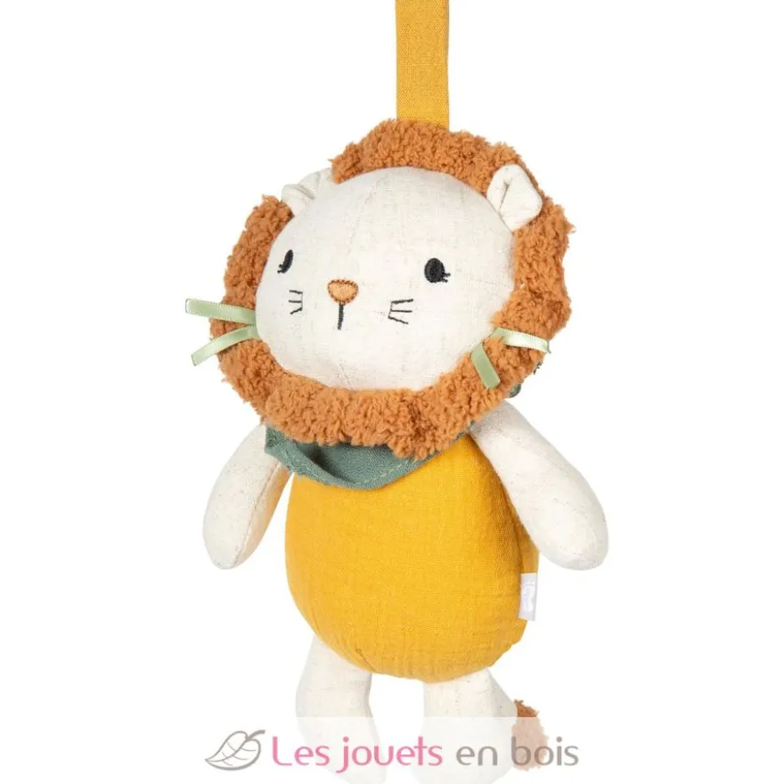Boîte à musique Little Lion jaune - Small Foot