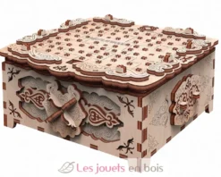 Boîte à secret Fantaisie Florale - Puzzle 3D en bois - Mr. Playwood