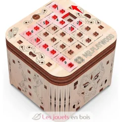 Boîte à secret Fantaisie Florale - Puzzle 3D en bois - Mr. Playwood