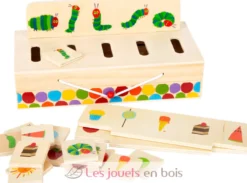 Boîte tri d'images La chenille qui fait des trous - Small Foot company