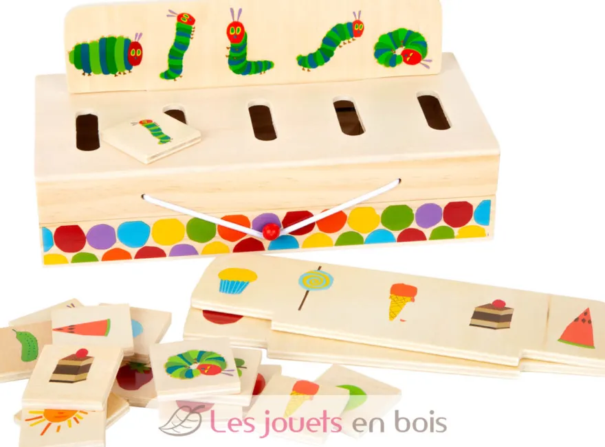 Boîte tri d'images La chenille qui fait des trous - Small Foot company