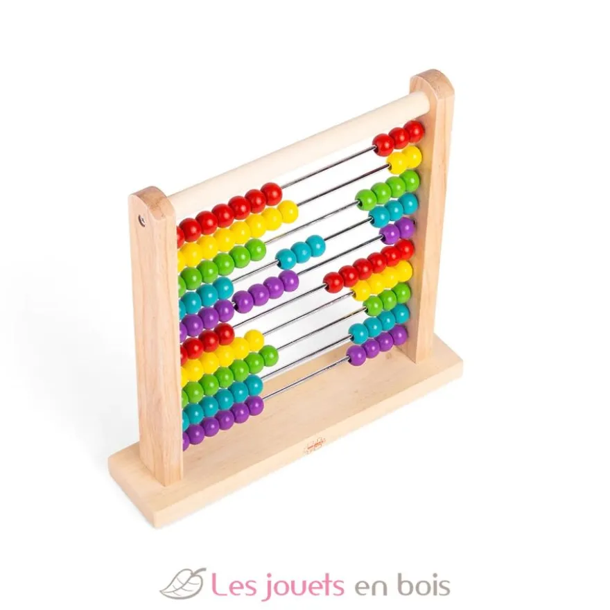 Boulier en bois coloré - Bigjigs Toys