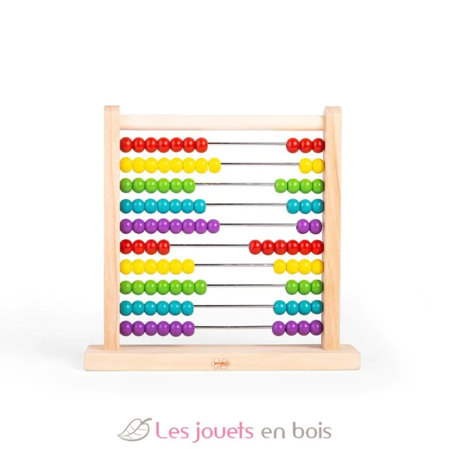 Boulier en bois coloré - Bigjigs Toys