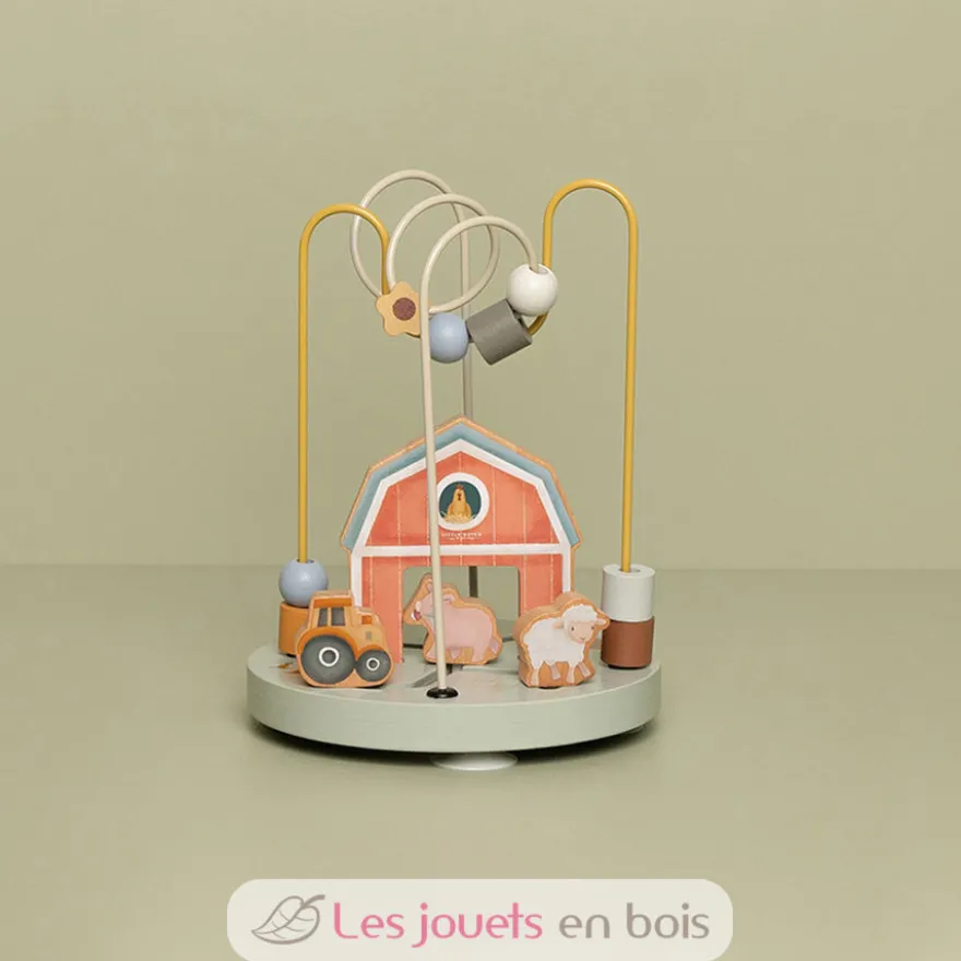 Boulier spirale d'activité en bois Little Farm - Little Dutch