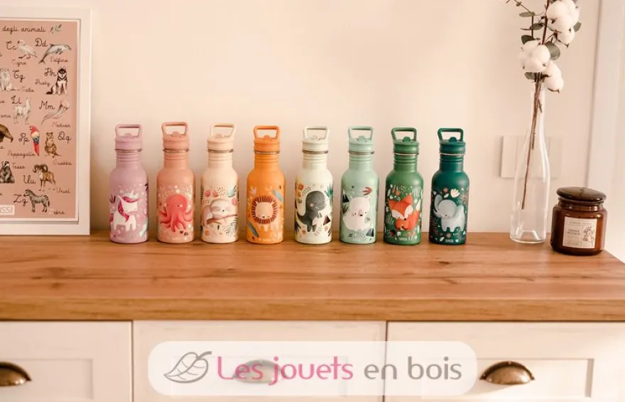 Bouteille en inox Munchy l'ours 500 ml - Sassi Junior