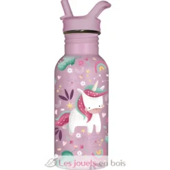 Bouteille en inox Sparkly la licorne 500 ml - Sassi Junior