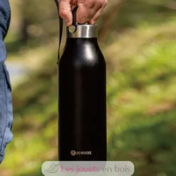 Bouteille isotherme 2.0 Black Pearl noir 1,5L - Les Artistes Paris