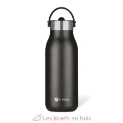 Bouteille isotherme 2.0 Black Pearl noir 1L - Les Artistes Paris