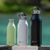 Bouteille isotherme 2.0 grise 1L - Les Artistes Paris