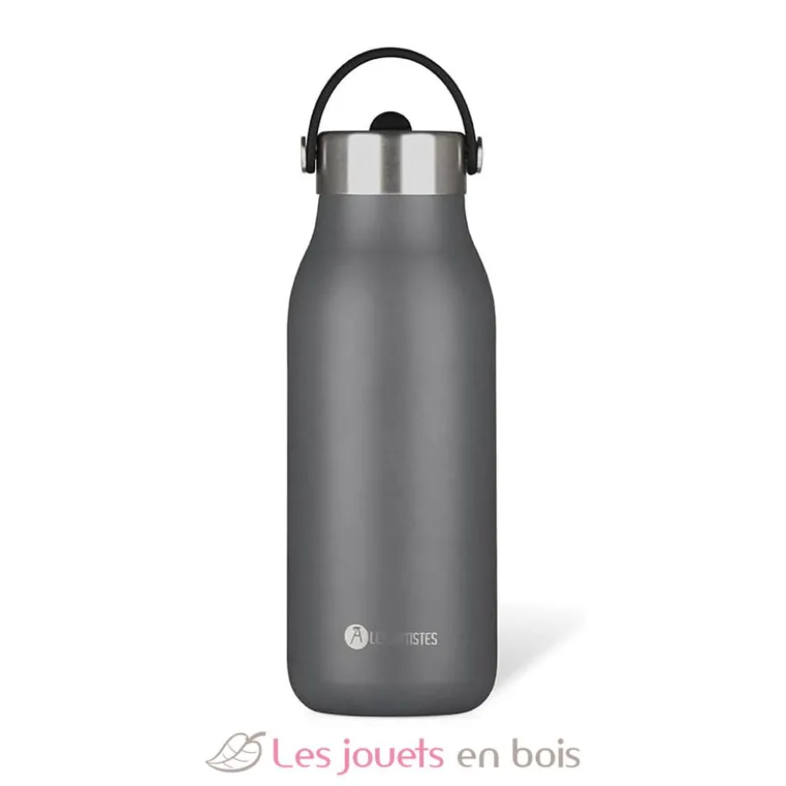 Bouteille isotherme 2.0 grise 1L - Les Artistes Paris