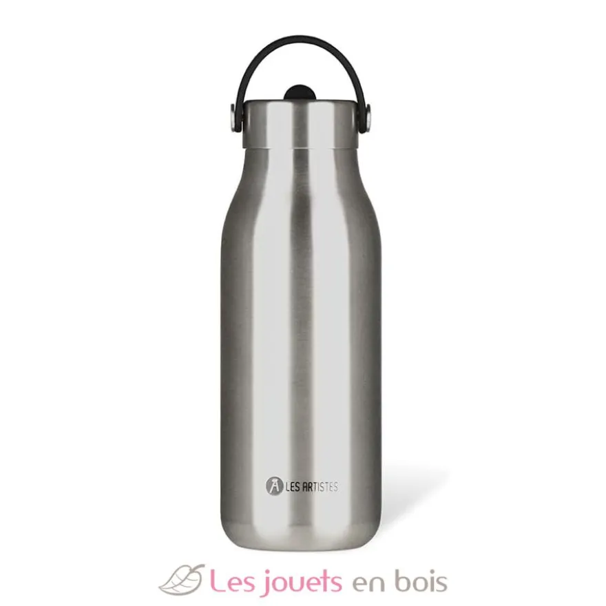 Bouteille isotherme 2.0 Pearl argent 1L - Les Artistes Paris