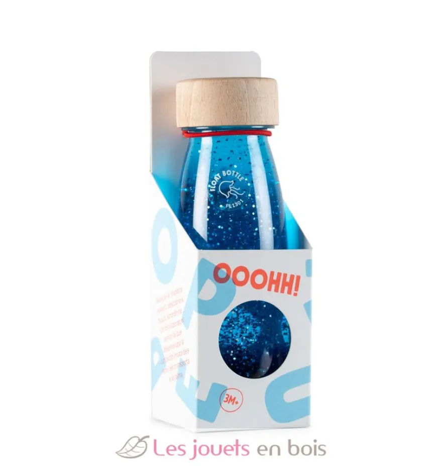 Bouteille sensorielle Float bleu - Petit Boum