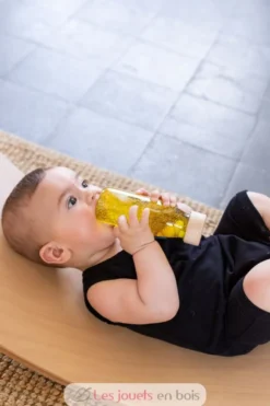 Bouteille sensorielle Float or - Petit Boum