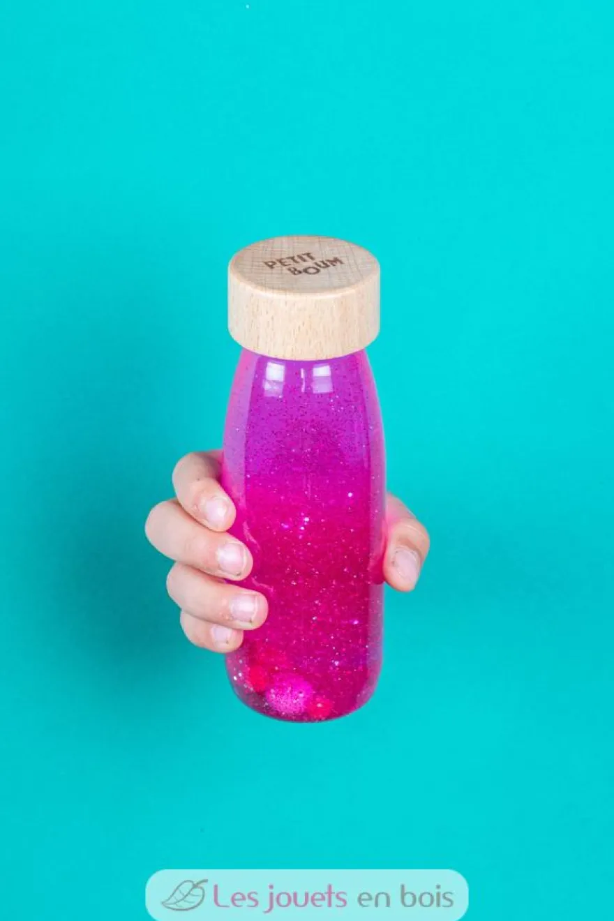 Bouteille sensorielle Float rose - Petit Boum