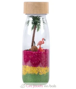 Bouteille sensorielle Spy Flamant rose - Petit Boum