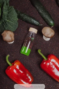 Bouteille sensorielle Veggies - Petit Boum