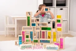 Briques géantes arc-en-ciel 36 pcs - TickiT