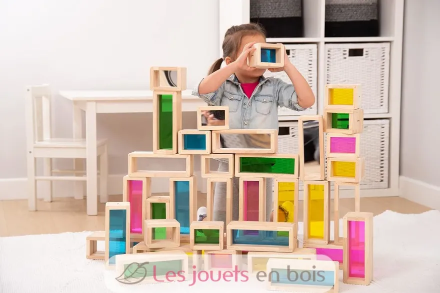 Briques géantes arc-en-ciel 36 pcs - TickiT