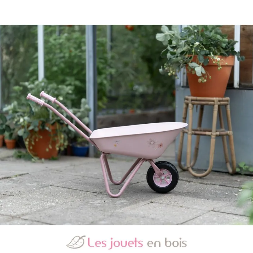 Brouette rose Fairy Garden - Little Dutch