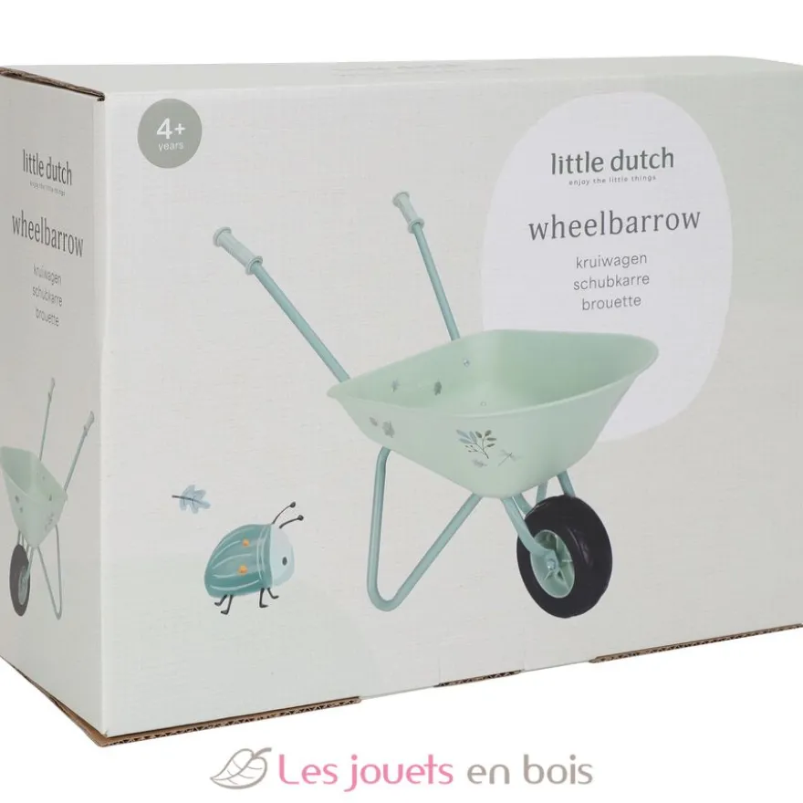 Brouette verte Forest Friends - Little Dutch