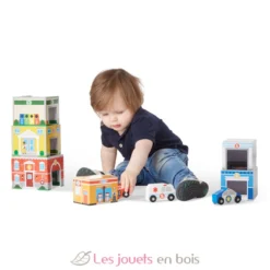 Bâtiments et Véhicules à trier et empiler - Melissa & Doug