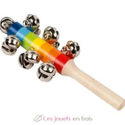 Bâton coloré avec 13 clochettes - Goki