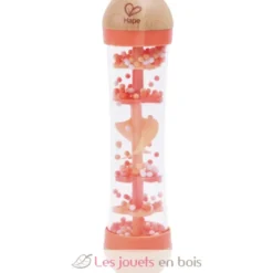 Bâton de pluie corail en bois et plastique - Hape