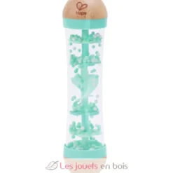 Bâton de pluie turquoise en bois et plastique - Hape