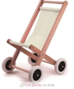 Buggy en bois et tissu naturel - Egmont Toys