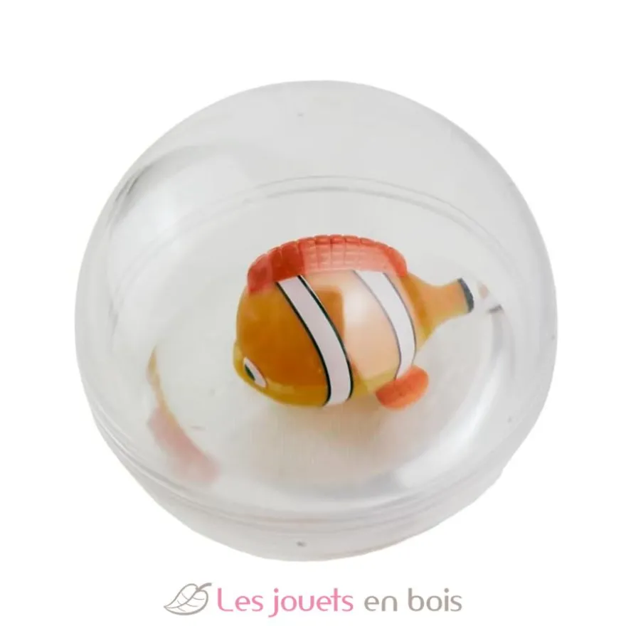 Bulle d'eau Poisson Clown orange - Plastique - Bass et Bass