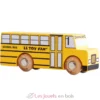 Bus scolaire en bois Rufus No 47 jaune - Le Toy Van
