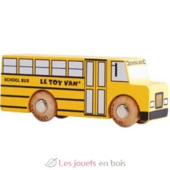 Bus scolaire en bois Rufus No 47 jaune - Le Toy Van