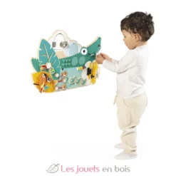 Busy-board Crocodile en bois Tropik - Janod