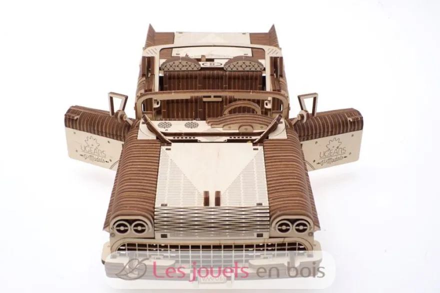 Cabriolet VM-05 - Puzzle 3D mécanique en bois - Ugears