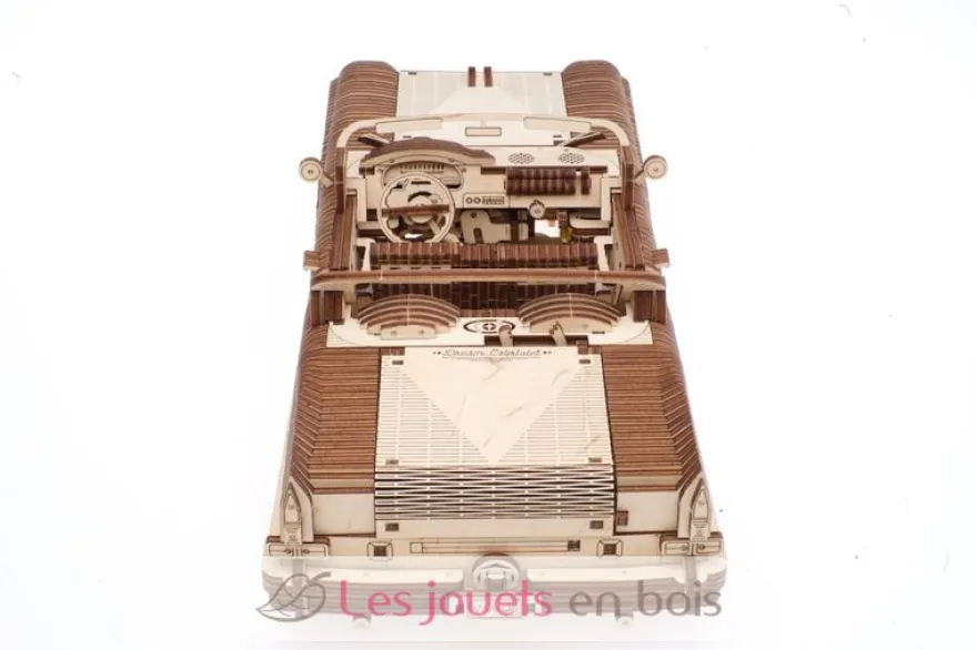 Cabriolet VM-05 - Puzzle 3D mécanique en bois - Ugears