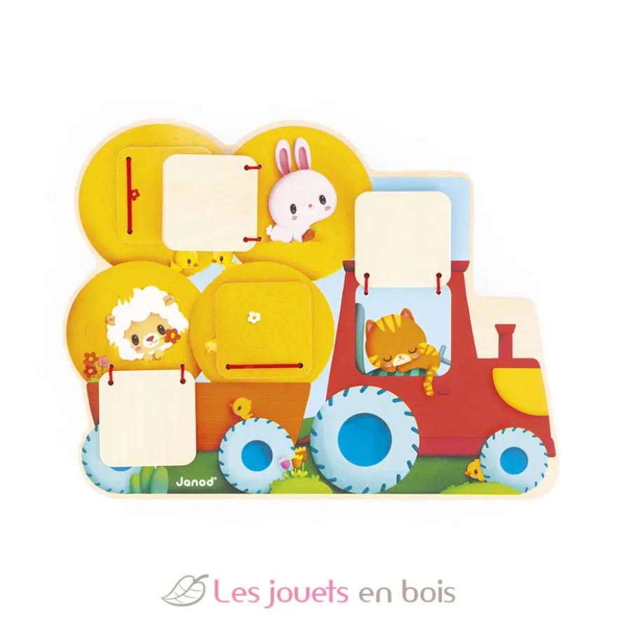 Cache-cache Tracteur Ferme - Janod