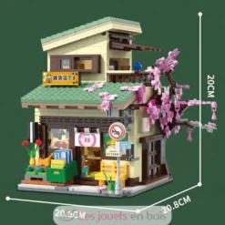 CaDA Bricks - Epicerie japonaise Kitty 921 pièces - Dès 14 ans