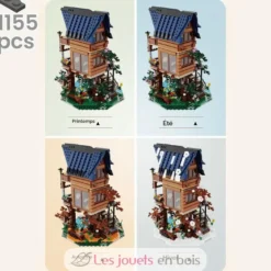 CaDA Bricks - L'arbre maison 4 saisons 1155 pièces - Dès 14 ans