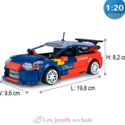 CaDA Bricks - Voiture de sport RC Citroën C4 WRC 329 pièces - Dès 6 ans