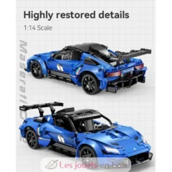 CaDA Bricks - Voiture de sport RC Maserati GT2 549 pièces - Dès 6 ans