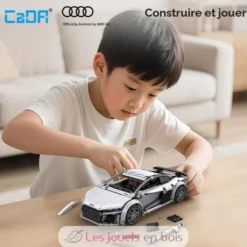 CaDA Bricks - Voiture de sport RC Audi R8 Coupé 536 pièces - Dès 6 ans