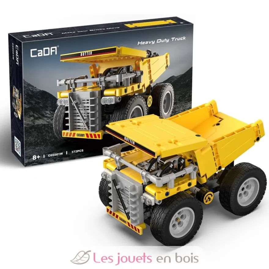 CaDA Construction - Camion benne 372 pièces - Dès 8 ans