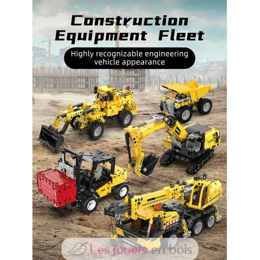 CaDA Construction - Camion benne 372 pièces - Dès 8 ans